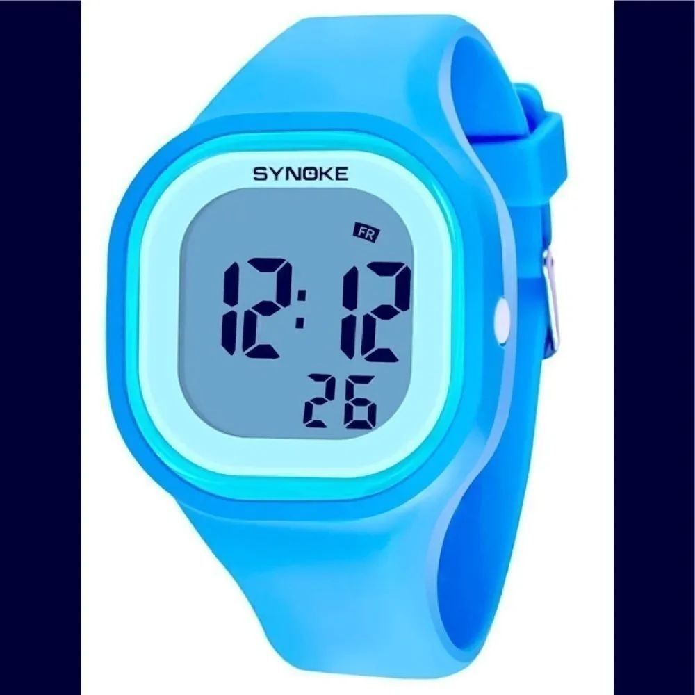 💦Synoke women’s Men’s Sport  Fashion Watches Digital